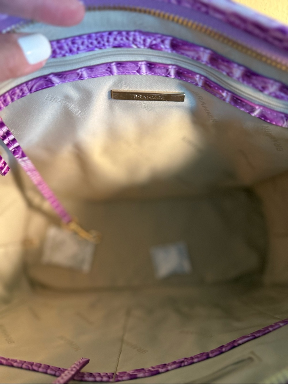 Brahmin Lilac Essence Medium Asher and Ady Wallet - Picture 9 of 11
